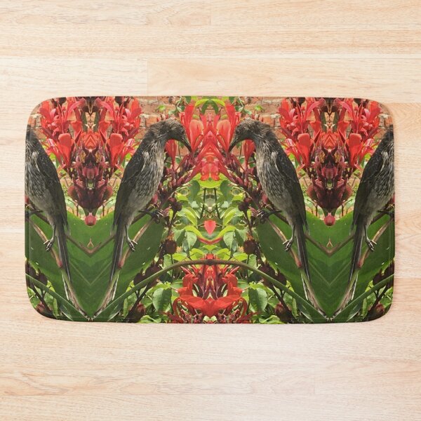 Item preview, Phoenix Bird - Twins - Fiery Symmetry of Love and Emerald designed and sold by RoseAromas.