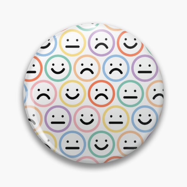 Item preview, Cute Colorful Face Emoticon Pattern designed and sold by ButterandCheese.