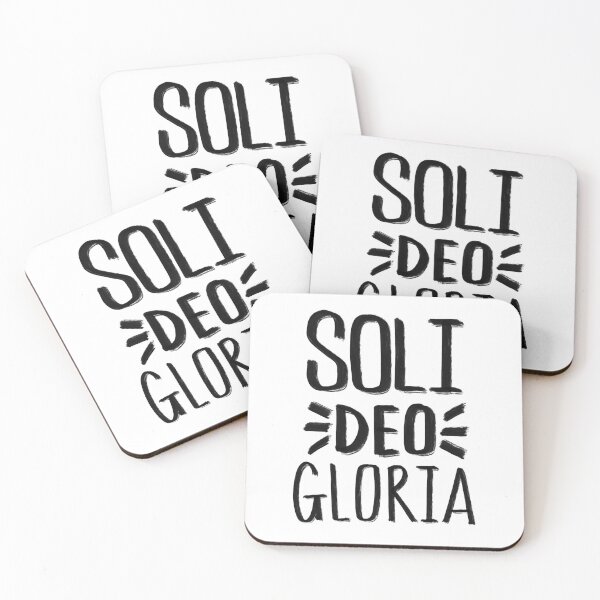 Item preview, Soli Deo Gloria Calvinist Reformation Quote designed and sold by HalpinDesign.