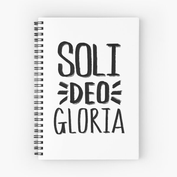 Aperçu de l'œuvre Soli Deo Gloria Calvinist Reformation Quote créée et vendue par HalpinDesign.