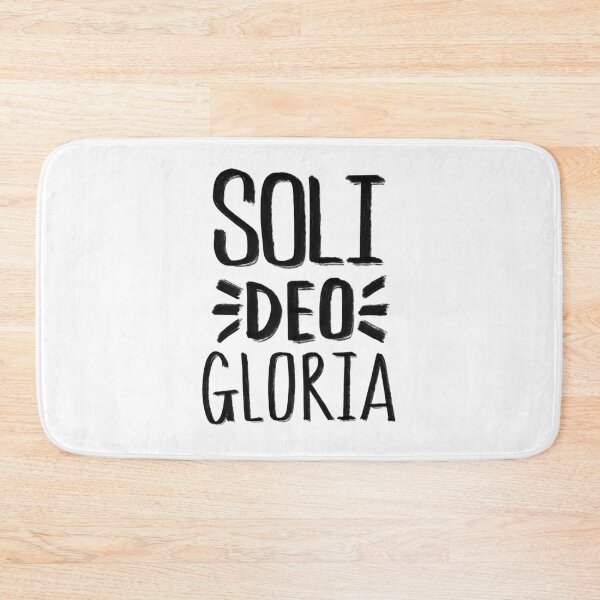 Item preview, Soli Deo Gloria Calvinist Reformation Quote designed and sold by HalpinDesign.