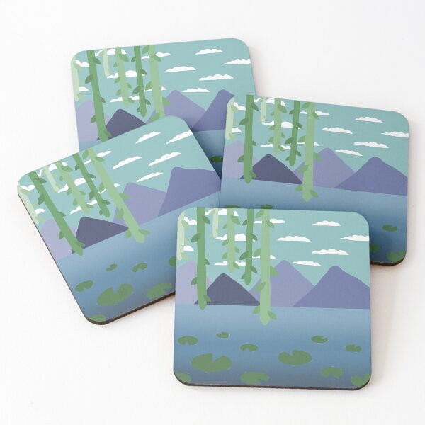 Item preview, Misty Lake designed and sold by TheeForestFox Shop.