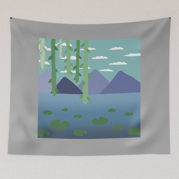 Item preview, Misty Lake designed and sold by TheeForestFox Shop.