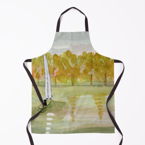 Item preview, Yellow Reflections Watercolor Painting designed and sold by Eugenia Alvarez.