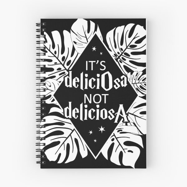Item preview, It's DeliciOsa, Not DeliciosA: White on Black designed and sold by Thriftywifty.