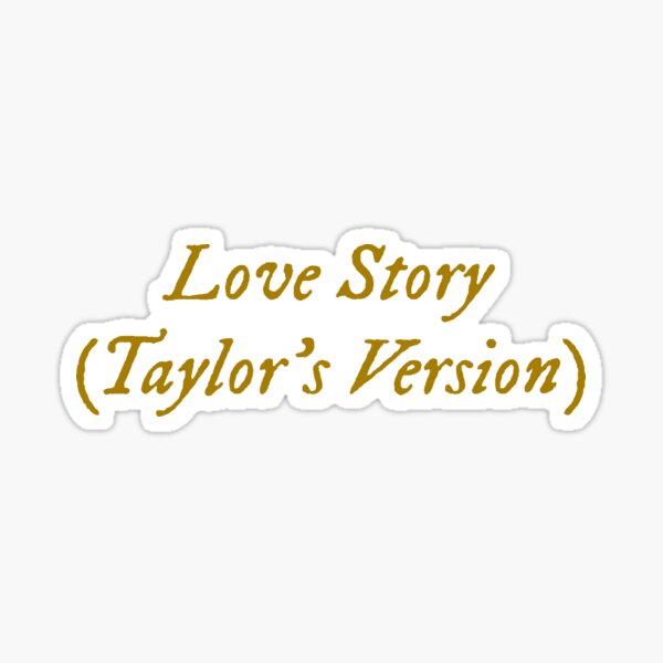 Taylor Swift Love Story Yellow Ipod Nano Clear Vinyl Sticker -  Israel