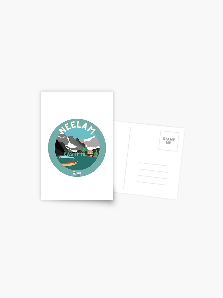 Thumbnail 1 of 2, Postcard, Neelam, Kashmir Collection designed and sold by theworldwithmnr.