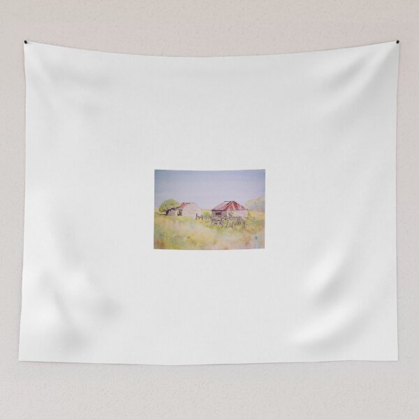 Item preview, Old Ruins Near Bordertown Watercolour Painting  designed and sold by Heatherian.
