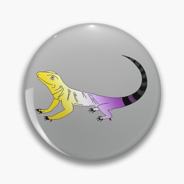 Item preview, Non-Binary Flag Lizard designed and sold by red1215.