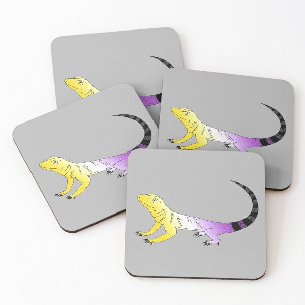 Item preview, Non-Binary Flag Lizard designed and sold by red1215.