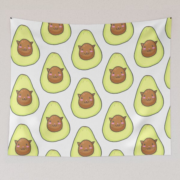 Item preview, avocatto avocado cat cute funny designed and sold by LAST WEEK'S STOLEN AESTHETICS.