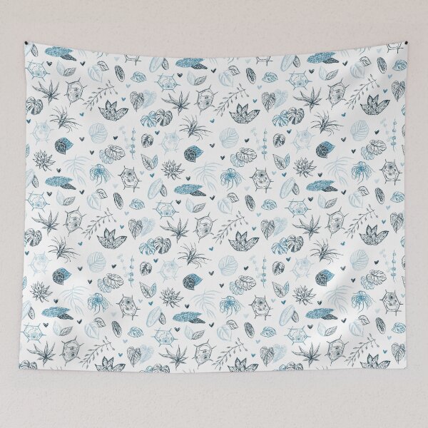 Item preview, Plant Cell Love - Blue designed and sold by Hodgepodge Bricolage.