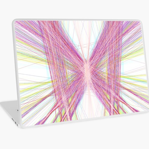 Linify Pink butterfly Laptop Skin