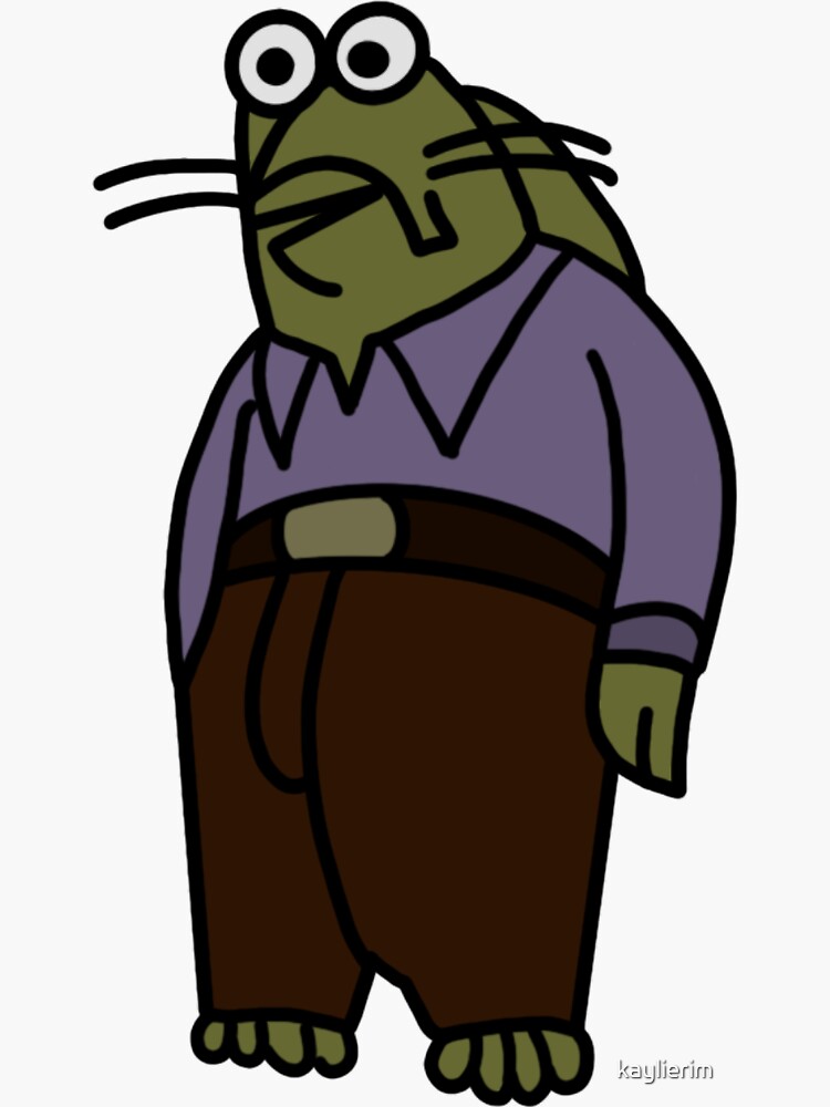 "spongebob character funny sticker" Sticker for Sale by kaylierim