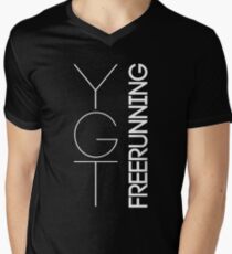 Fundamental YGTee (White Text) Men's V-Neck T-Shirt
