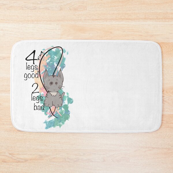 Item preview, Four Legs Good two legs bad Sticker designed and sold by emm-j.