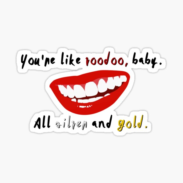 You're Like Voodoo, Baby - Rogue Traders Design Sticker