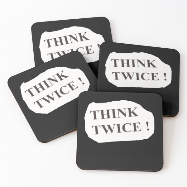 Item preview, THINK TWICE designed and sold by morrismorgan.