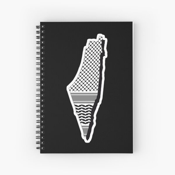 Palestinian Keffiyeh - كوفية فلسطينية  Spiral Notebook for Sale