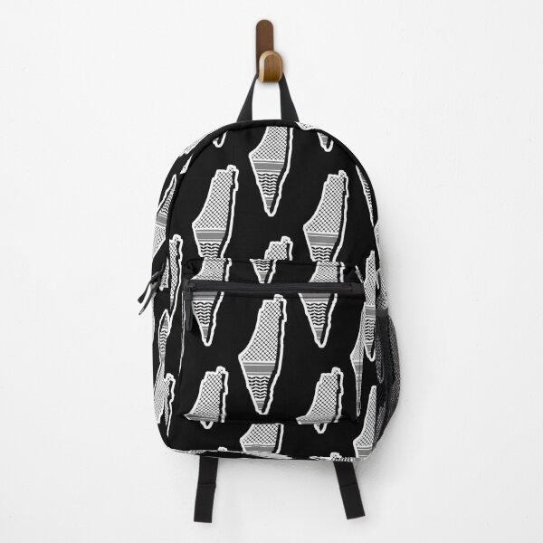 Item preview, Palestinian Country Outline with Keffiyeh - خريطة فلسطين و الكوفية  designed and sold by ArabicMerch.
