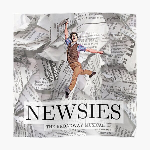Newsies Logo Posters Redbubble