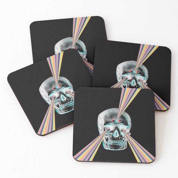 Item preview, Rainbow skull designed and sold by ESCAPZ.