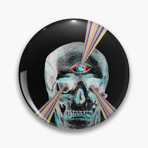 Item preview, Rainbow skull designed and sold by ESCAPZ.