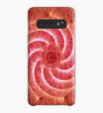 Optical lines — Red Case/Skin for Samsung Galaxy