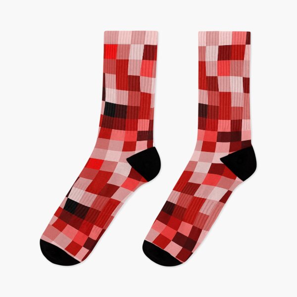 Item preview, Abstract red pixel style with wallpaper design designed and sold by Kittiyaporn1027.