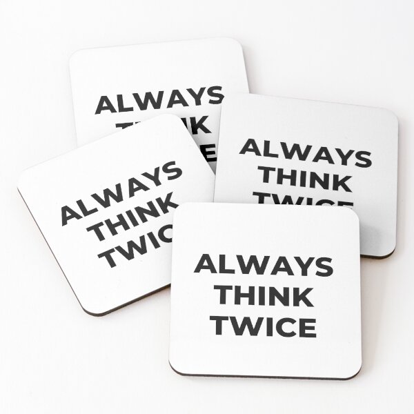 Item preview, THINK TWICE designed and sold by morrismorgan.