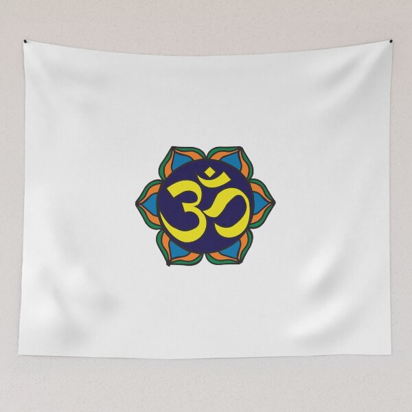 Item preview, Om Symbol Artwork Yoga T-Shirt designed and sold by deepakrode7.