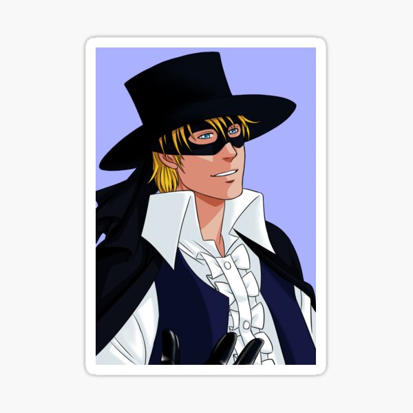 "Kaiketsu Zorro Zorro" Sticker for Sale by Sora-Almasy | Redbubble