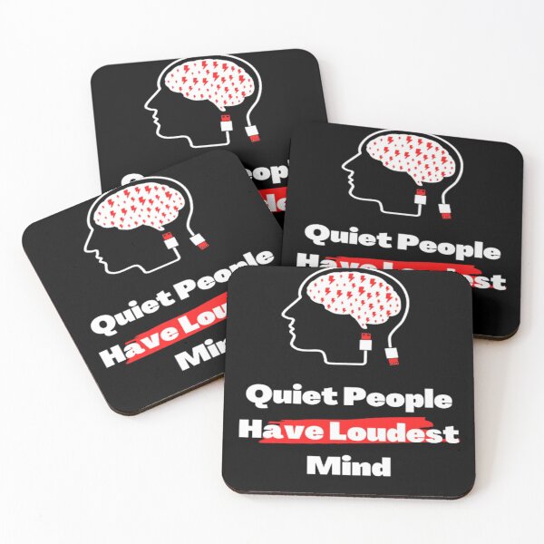 Item preview, Quiet People Have Loudest Mind  designed and sold by oxyten.