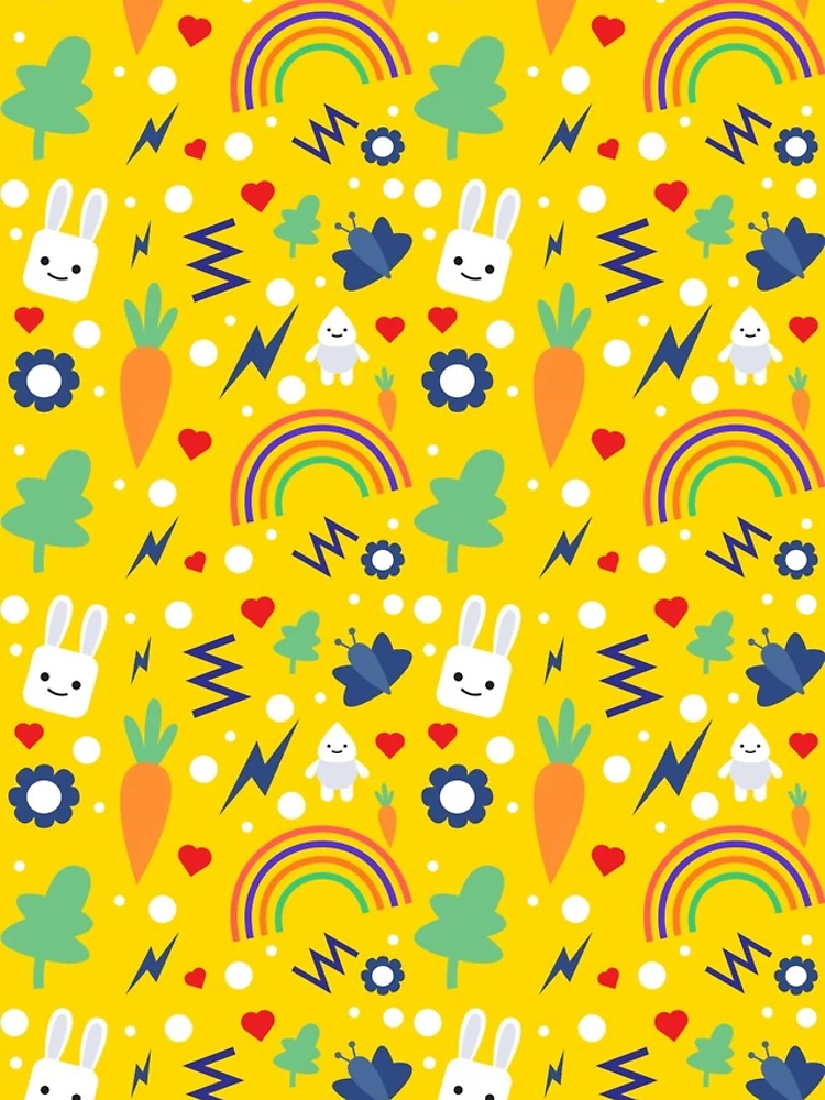 Thumbnail 5 of 5, iPhone Case, Fun Rabbit Pattern designed and sold by SugarSpot.