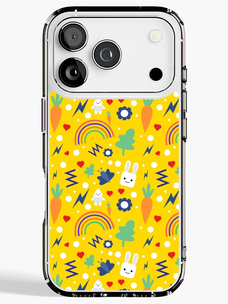 Thumbnail 1 of 5, iPhone Case, Fun Rabbit Pattern designed and sold by SugarSpot.