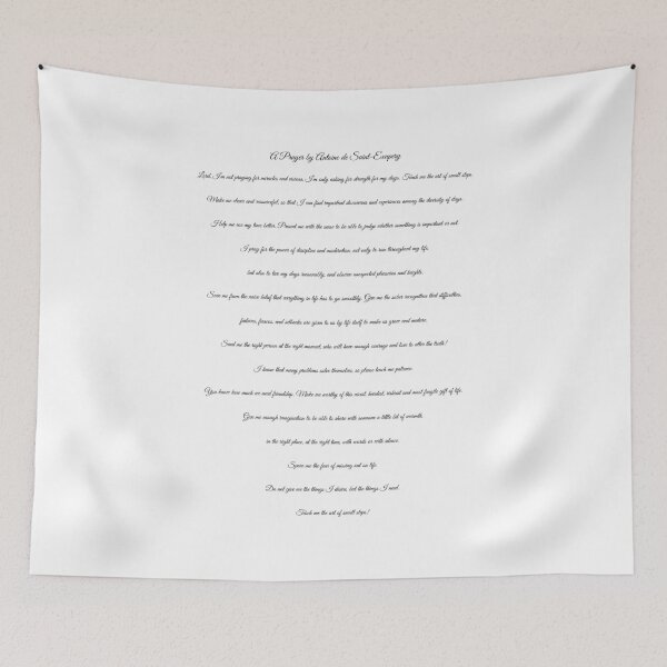 Item preview, A Prayer by Antoine de Saint-Exupery designed and sold by CAview.