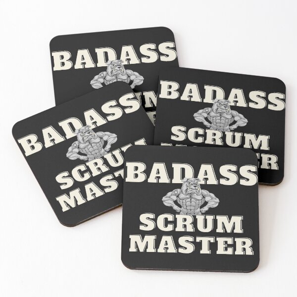 Item preview, Badass Scrum Master designed and sold by AgileBadAss.