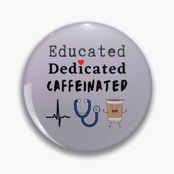 Item preview, Educated Dedicated Caffeinated designed and sold by Ollie P.  Leo.