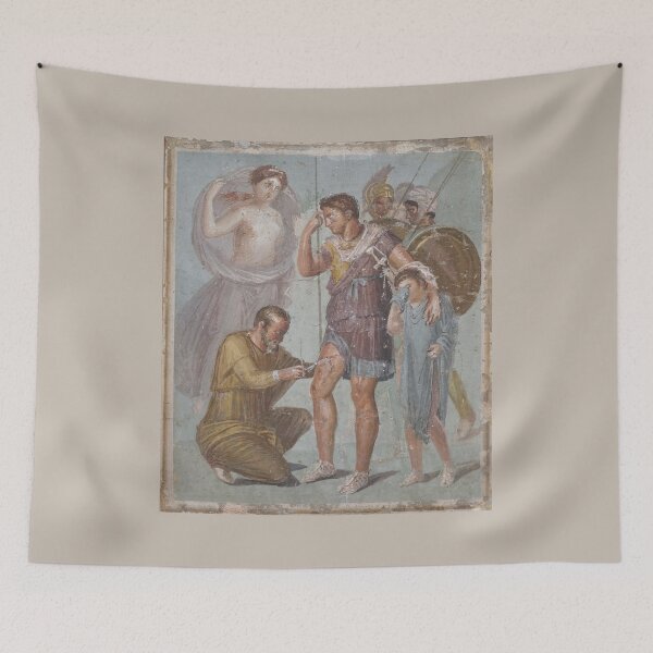 Item preview, Iapyx removing an arrowhead from Aeneas' thigh designed and sold by DotorEaon.