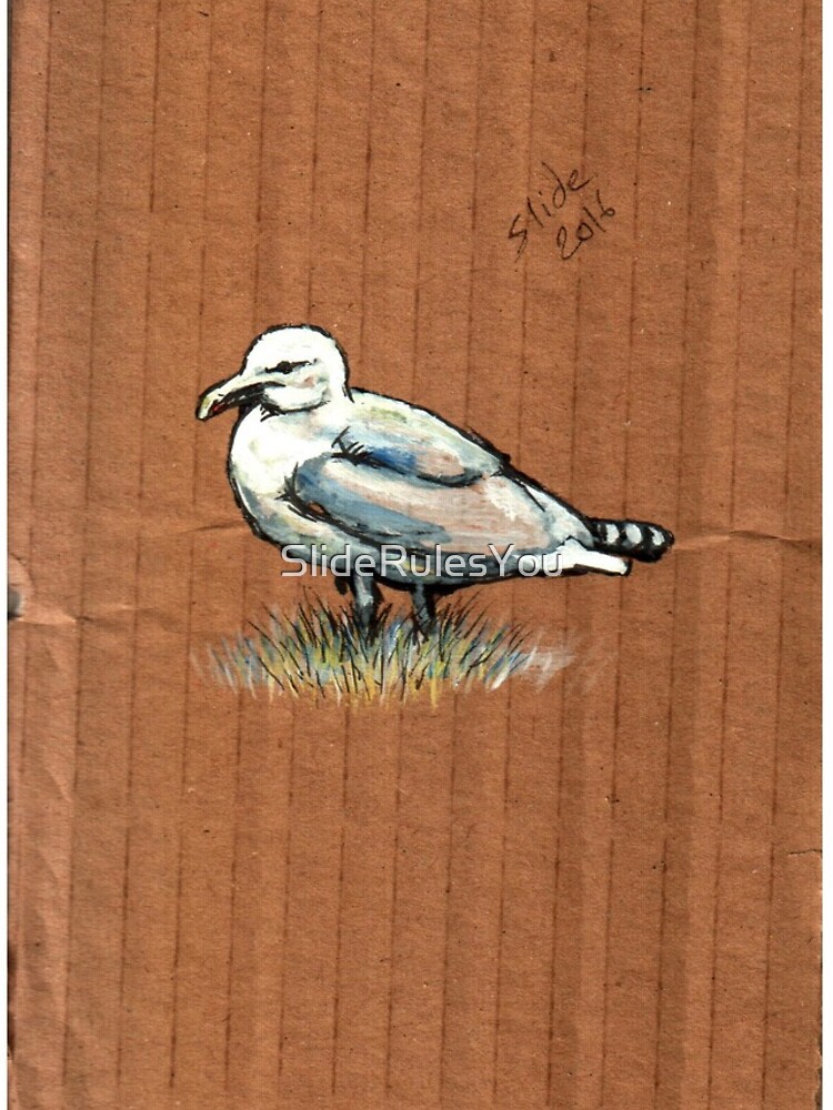 Gulls on Grass, #4 by SlideRulesYou