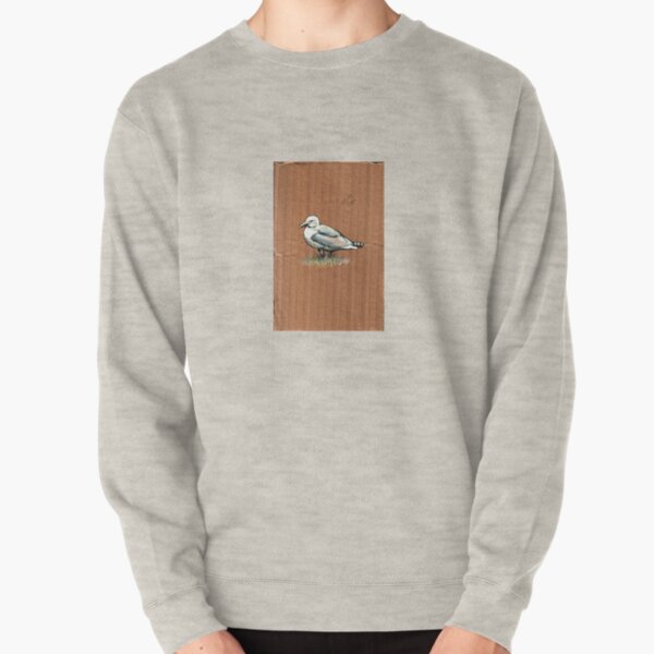 Gulls on Grass, #4 Pullover Sweatshirt