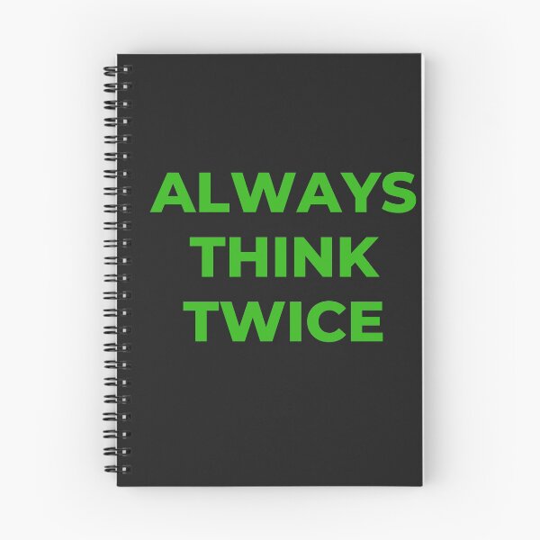 Item preview, THINK TWICE designed and sold by morrismorgan.