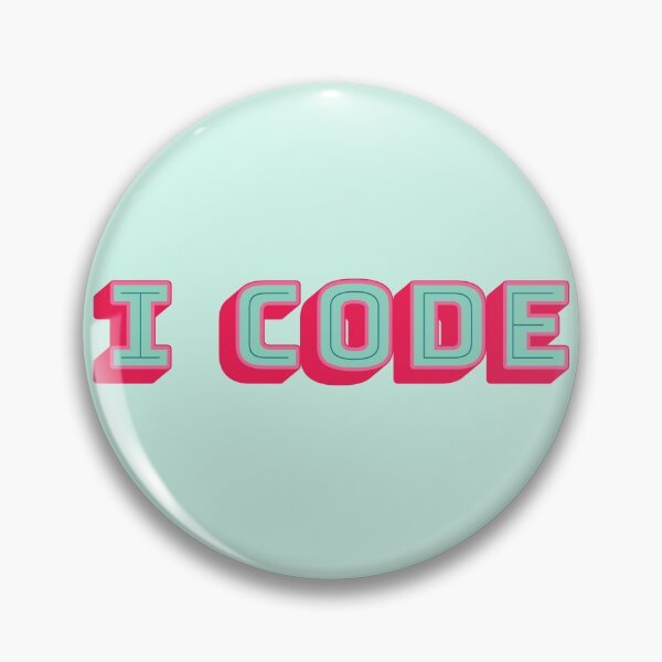 Item preview, I CODE (Bubblegum Theme) designed and sold by Tech-e-Tees.