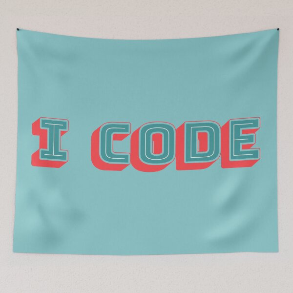 Item preview, I CODE (Candy Theme) designed and sold by Tech-e-Tees.