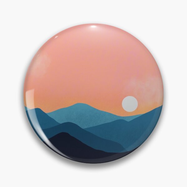 Item preview, Mountains at sunset designed and sold by ambient-art.