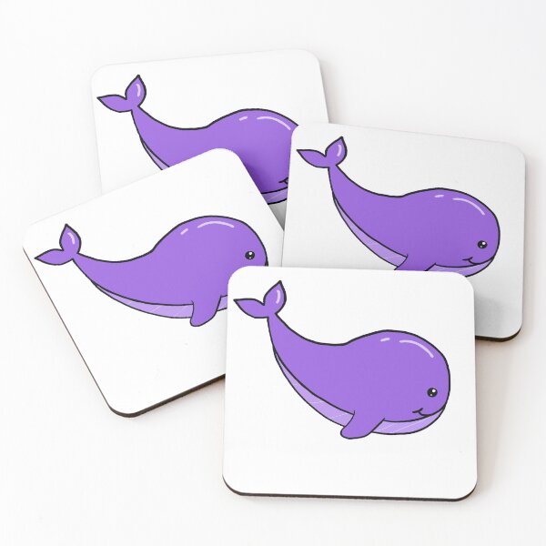 Item preview, purple whale designed and sold by Artworksbysil.