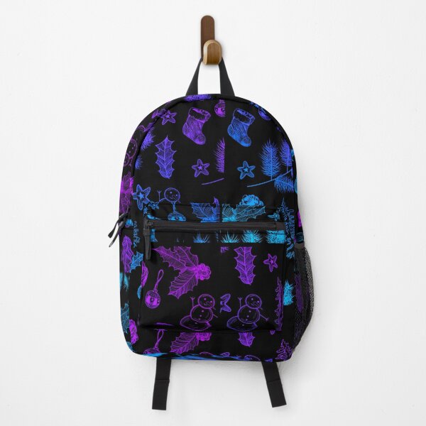 Item preview, tree leaves pattern, winter, gradient, purple, blue designed and sold by EveryD3y.