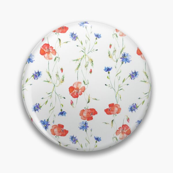 Item preview, Meadow floral original painting designed and sold by BeeTartprints.