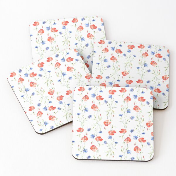 Item preview, Meadow floral original painting designed and sold by BeeTartprints.