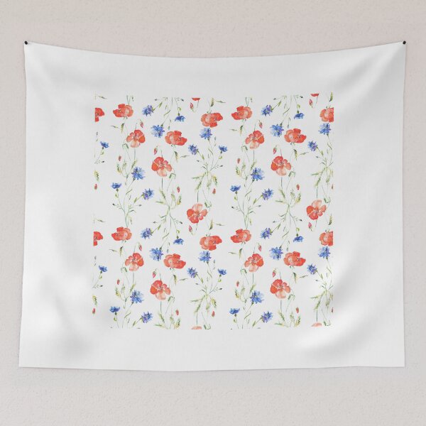 Item preview, Meadow floral original painting designed and sold by BeeTartprints.